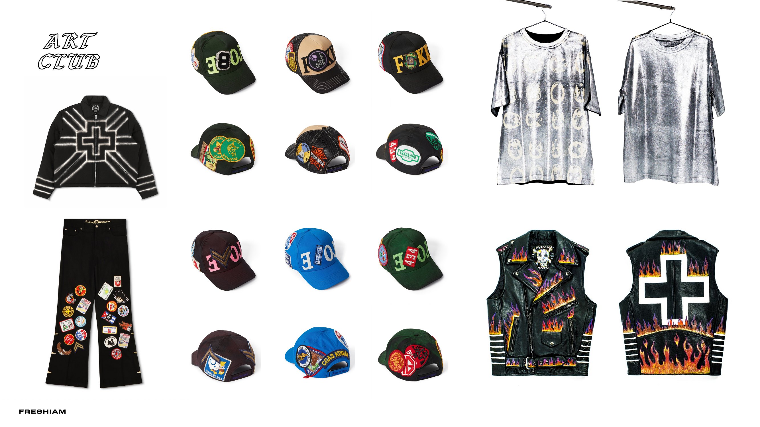 Freshiam Art Club product spread