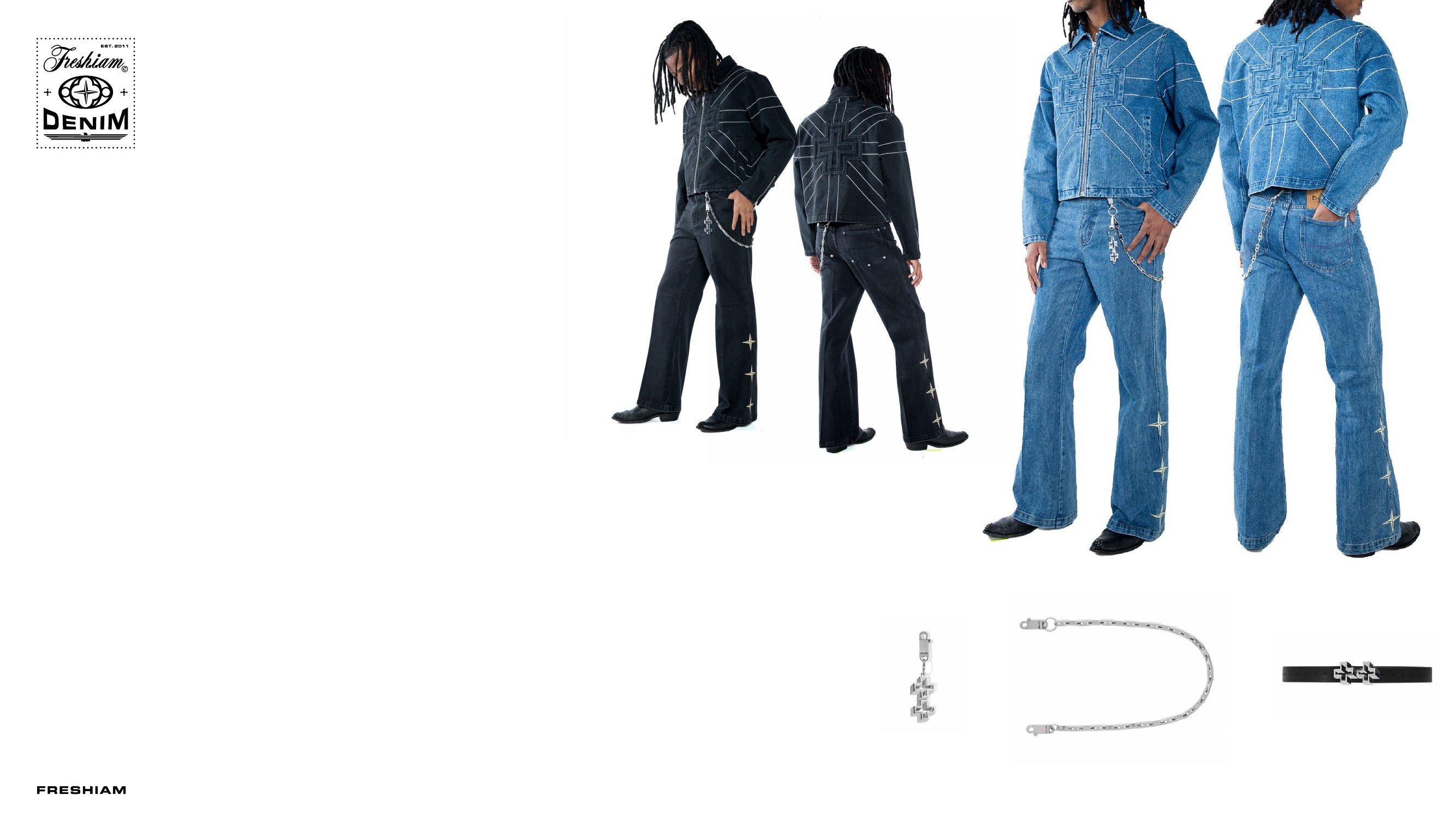Freshiam denim product spread